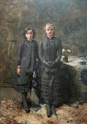 Theo Van Rysselberghe The Sisters of the Painter Schlobach Germany oil painting artist